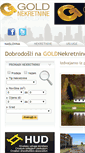 Mobile Screenshot of gold-nekretnine.com